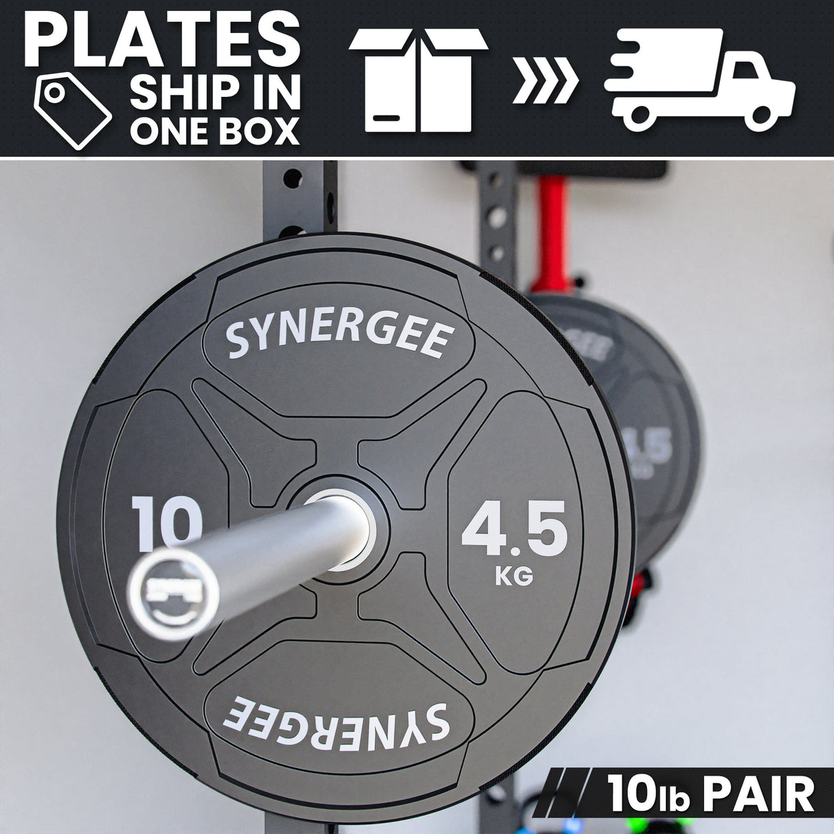 Synergee EZ Grip Bumper Plates