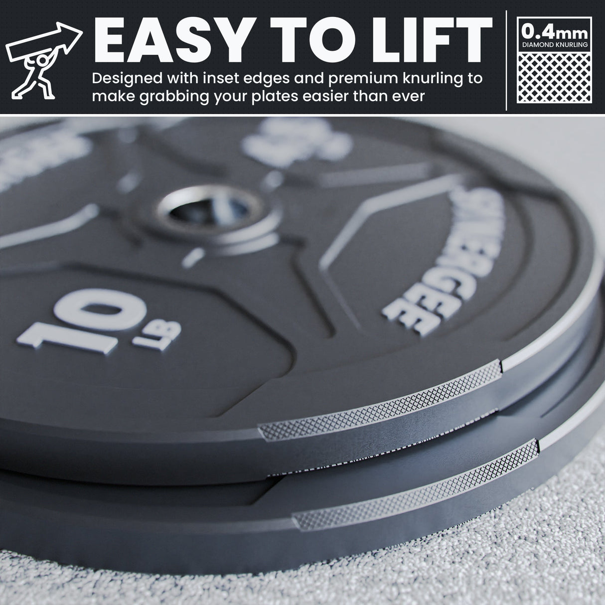 Synergee EZ Grip Bumper Plates