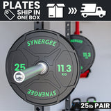 Synergee EZ Grip Bumper Plates