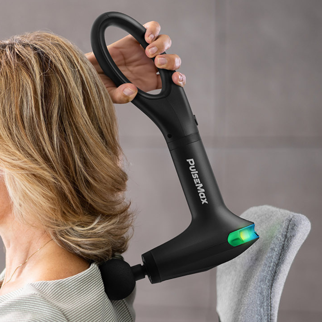 PulseMax Portable Deep Tissue Massage Gun – Handheld Percussion Massager for Muscle Recovery, Pain Relief & Circulation