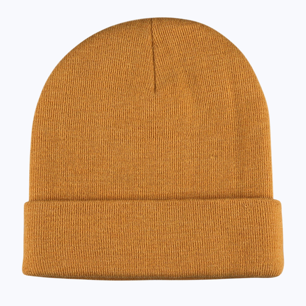 Mount Rainier Nat Park Patch Recycled Beanie - Mustard