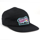 Neon Sunset 5 Panel Camp Cap