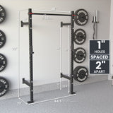 Synergee 2200 Series Wall Mounted Squat Rack