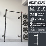 Synergee 2200 Series Wall Mounted Squat Rack