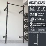 Synergee 2200 Series Wall Mounted Squat Rack