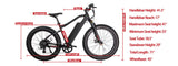 GlareWheel EB-PR Fat Tire Electric Mountain Bicycle