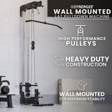 Synergee Wall Mounted Lat Pulley Machine
