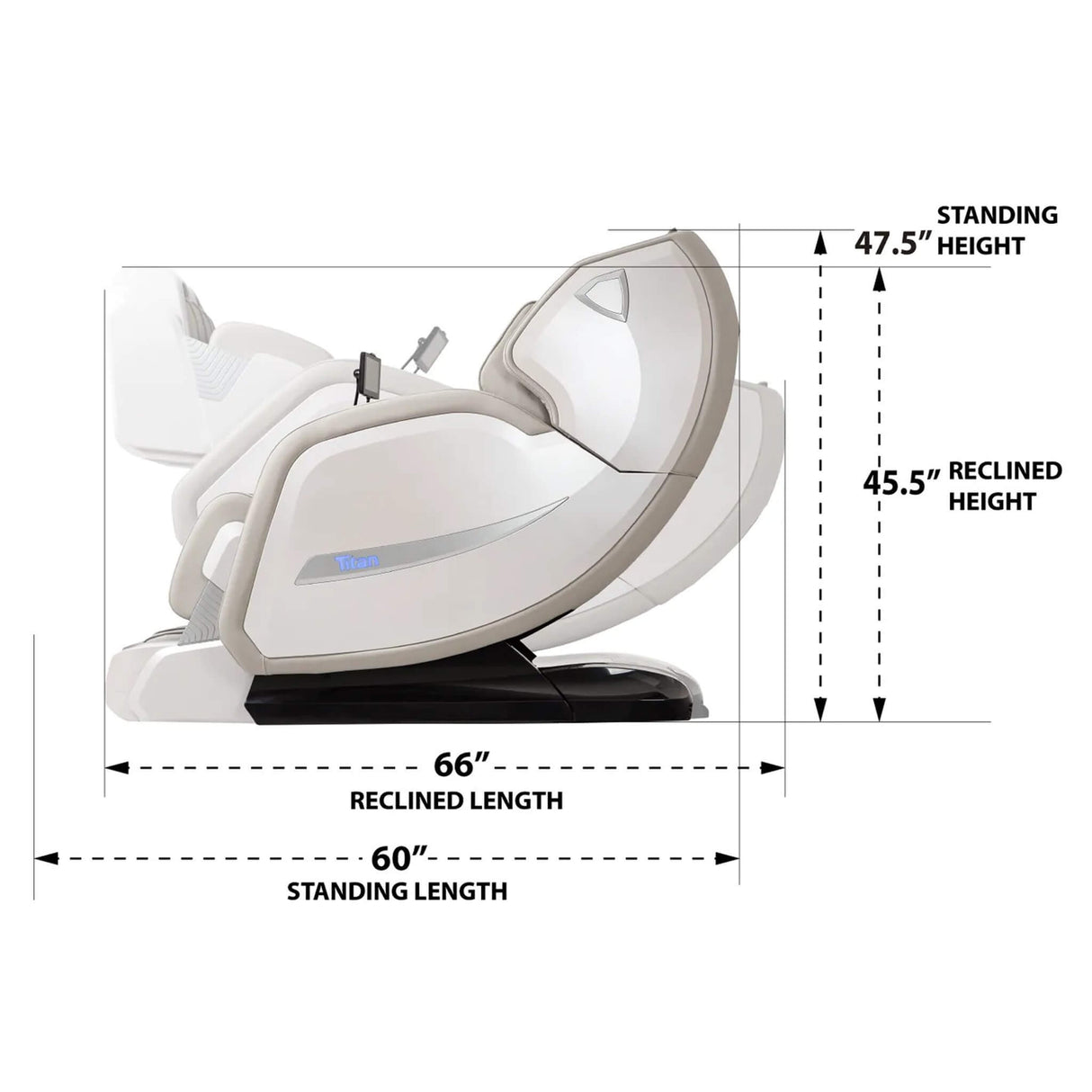Titan 4D Advent Zero Gravity Full Body Massage Chair – Voice Control, Heat Therapy & Body Scan (SAK58762)