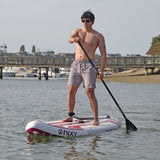 NIXY Venice G5 Yoga Paddle Board – 10'6" Inflatable Cruiser SUP for Stability & Wellness