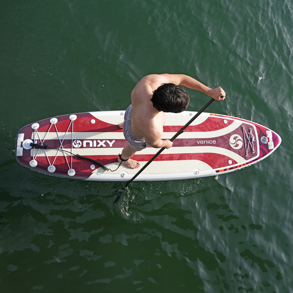 NIXY Venice G5 Yoga Paddle Board – 10'6" Inflatable Cruiser SUP for Stability & Wellness