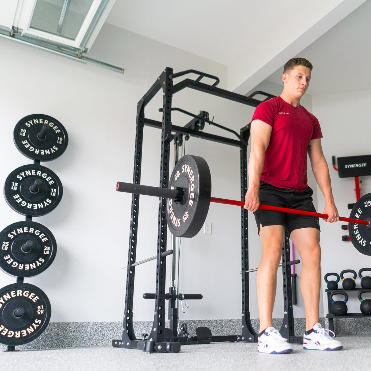 Synergee Weight Plate Wall Storage Rack