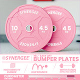 Synergee Pink EZ Grip Bumper Plates