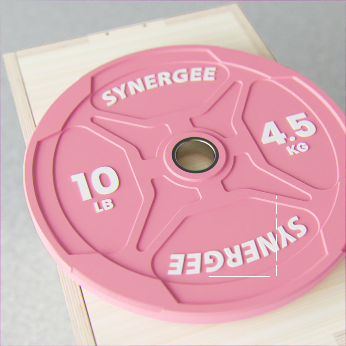 Synergee Pink EZ Grip Bumper Plates