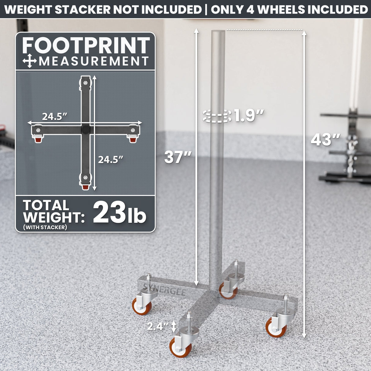 Synergee Weight Plate Stacker