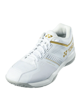 Yonex Badminton Shoe Power Cushion Strider Flow Wide (White/Gold)
